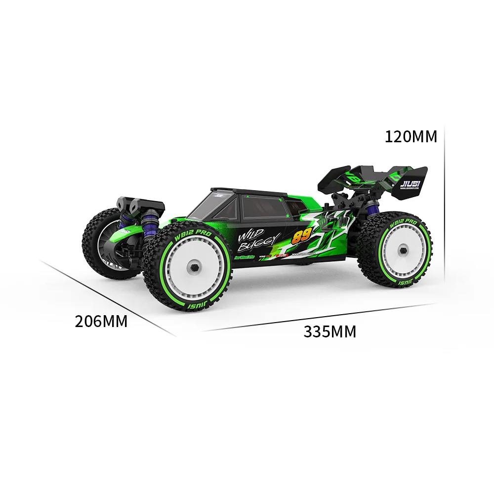 JIUSI WB12 PRO brushless RC buggy top view