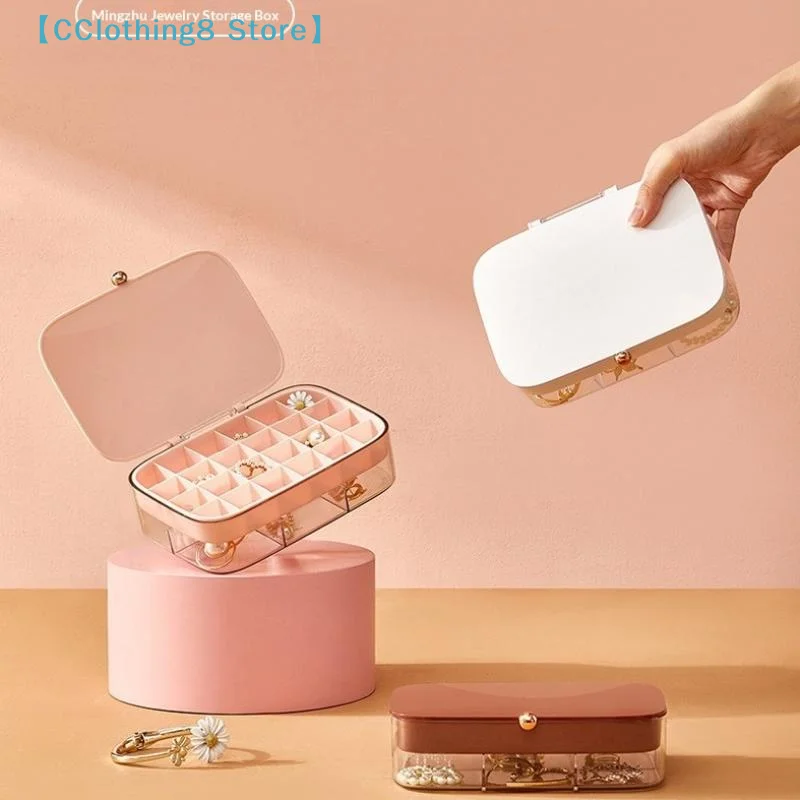 1Pcs A Stylish Multi Layered Waterproof Jewelry Storage Box Perfect For Organizing And Storing Jewelry【AliS8】