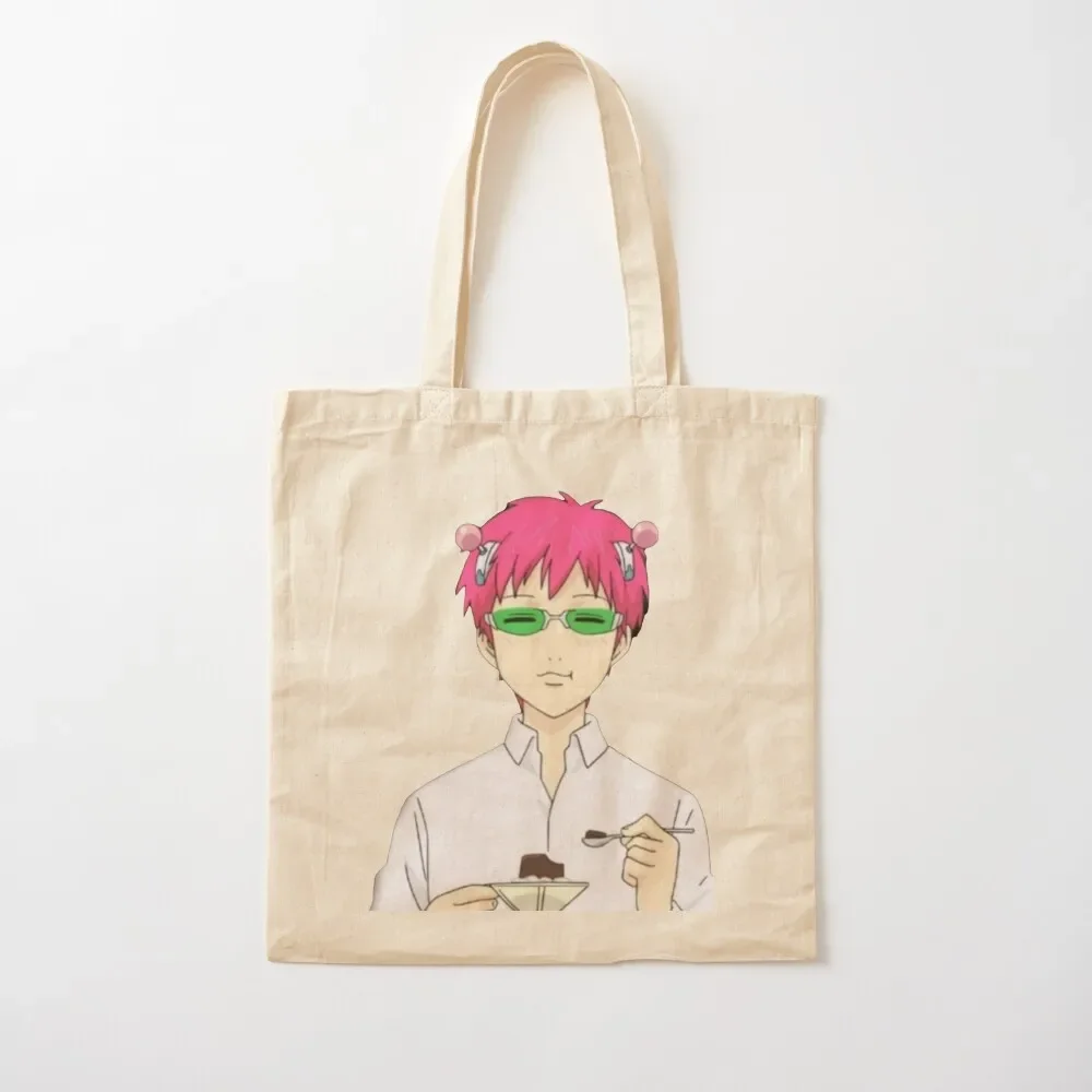 

kusuo and his coffee jelly Tote Bag Shopper bag eco pack Canvas Tote Bag