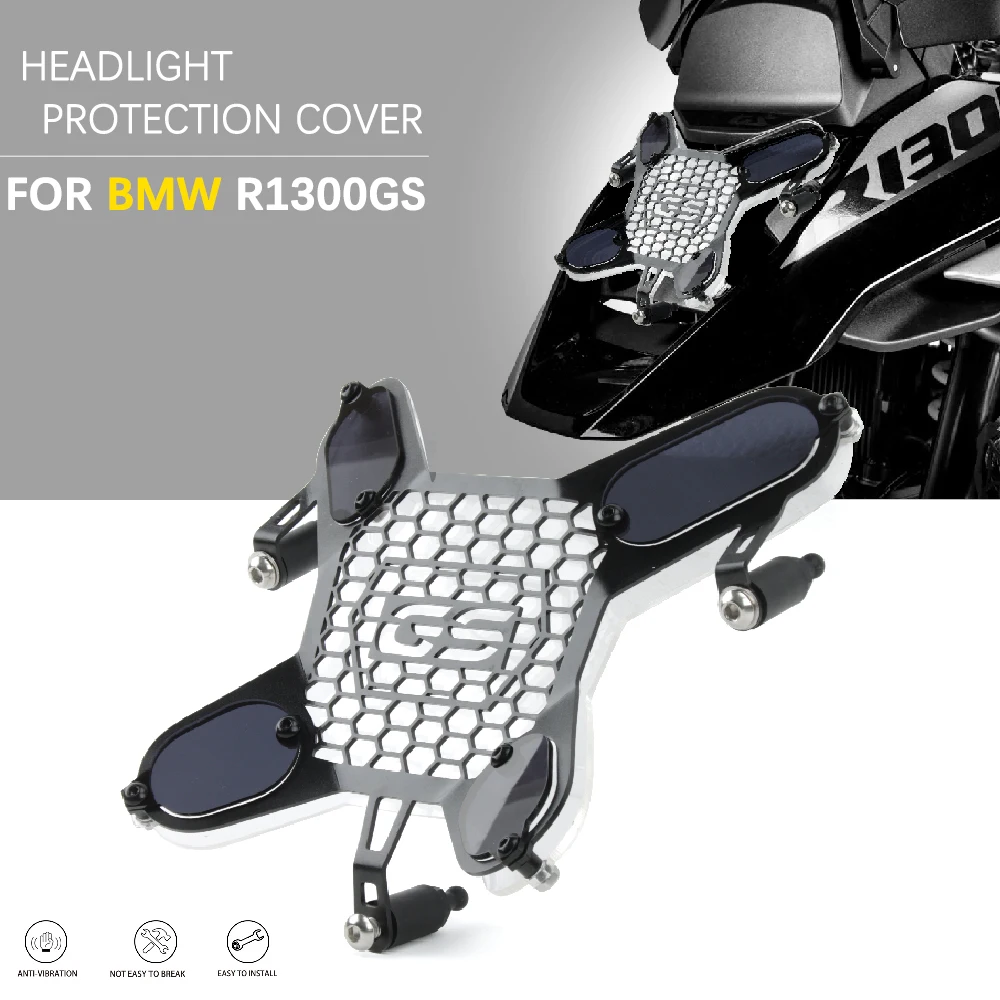 Motorcycle Acrylic Light Cover Protector for BMW R1300GS Headlight Protector Headlight Guard Protection Cover R 1300GS 2023-2024