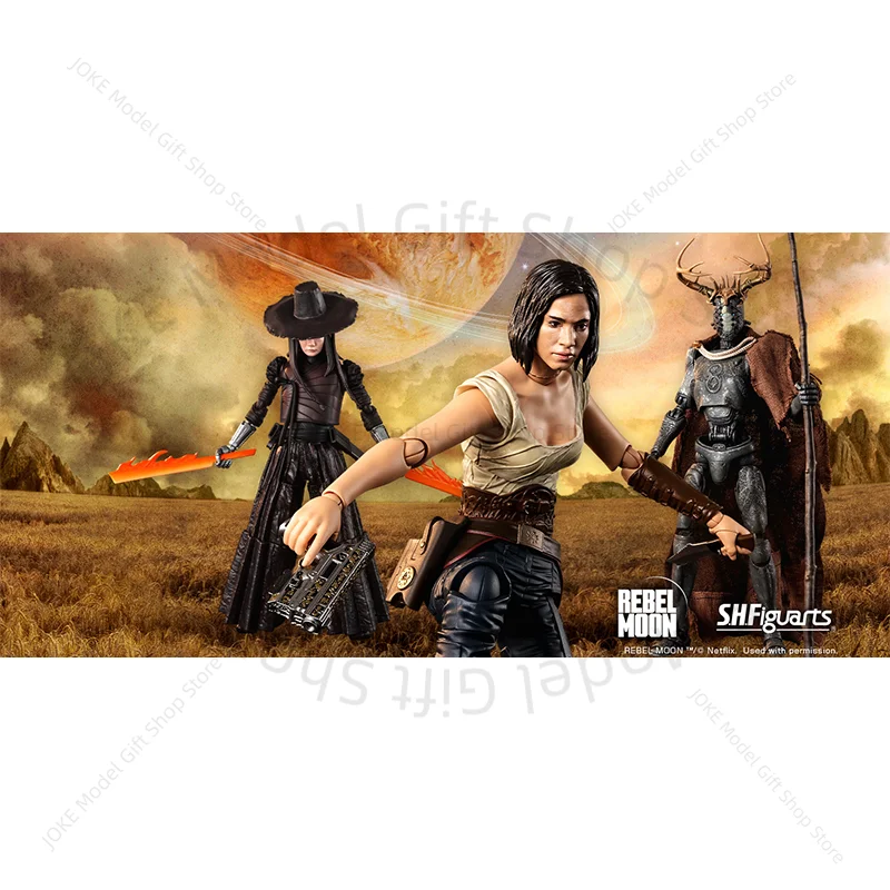 

Оригинальный Bandai S.H.Figuarts Nemesis REBEL MOON, часть 1, ребенок пламени, в наличии, коллекция аниме, фигурки, модель игрушки