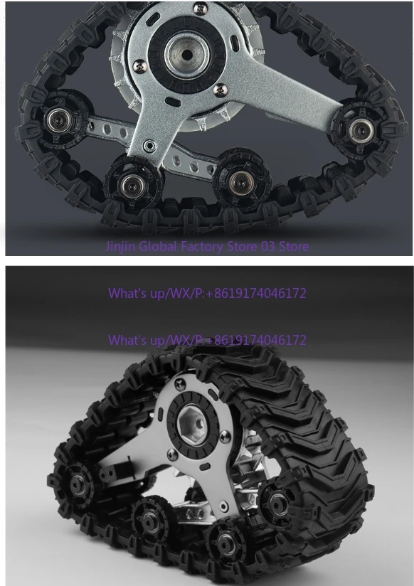 

All Terrain Metal Upgrade Climbing Wheel Track for 1/10 RC Car Truck Crawler Parts SG-W001