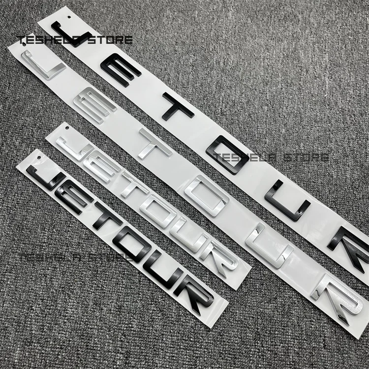 1pcs ABS PVC Car Front Hood Emblem Badge Bonnet Car For JETOUR T2 T1 X90Plus X70 Plus Rear Tailgate Sticker Accessories