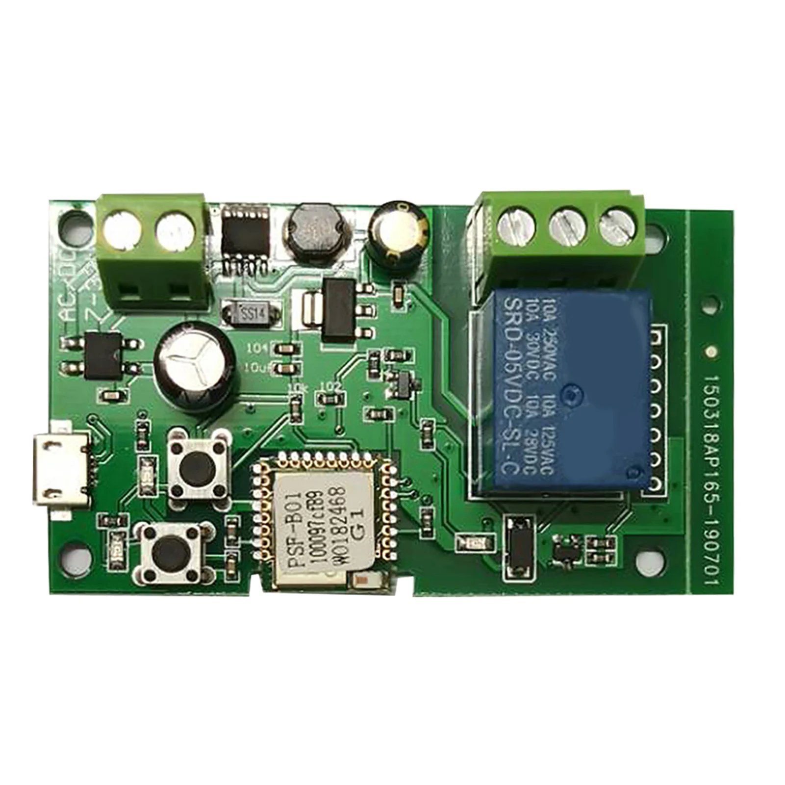 

Беспроводной Wi-Fi релейный модуль DC5V 12V 24V 32V для умного дома, управление через приложение, таймер, совместимость с Alexa