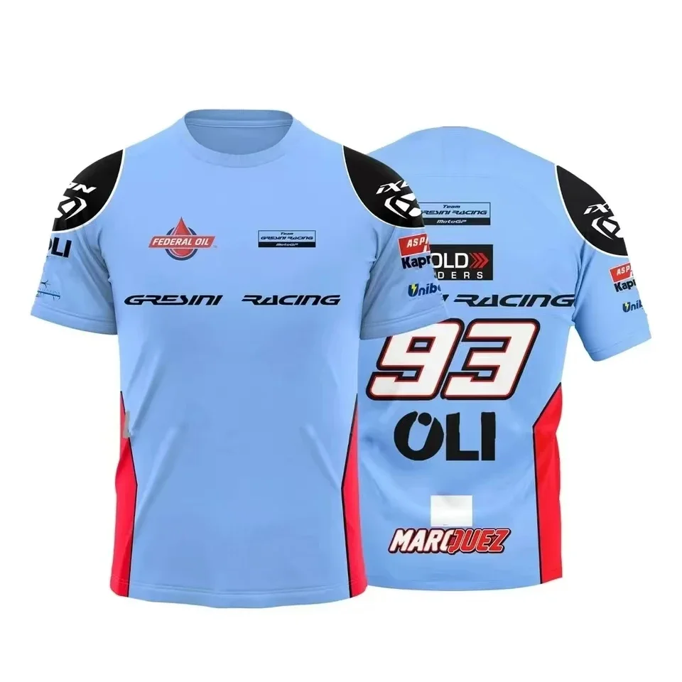 2025 MOTO 3D Printing Plus-size Men's T-shirt Sports Outdoor Quick Drying Breathable Cycling Racing Uniform Short Sleeves image 2