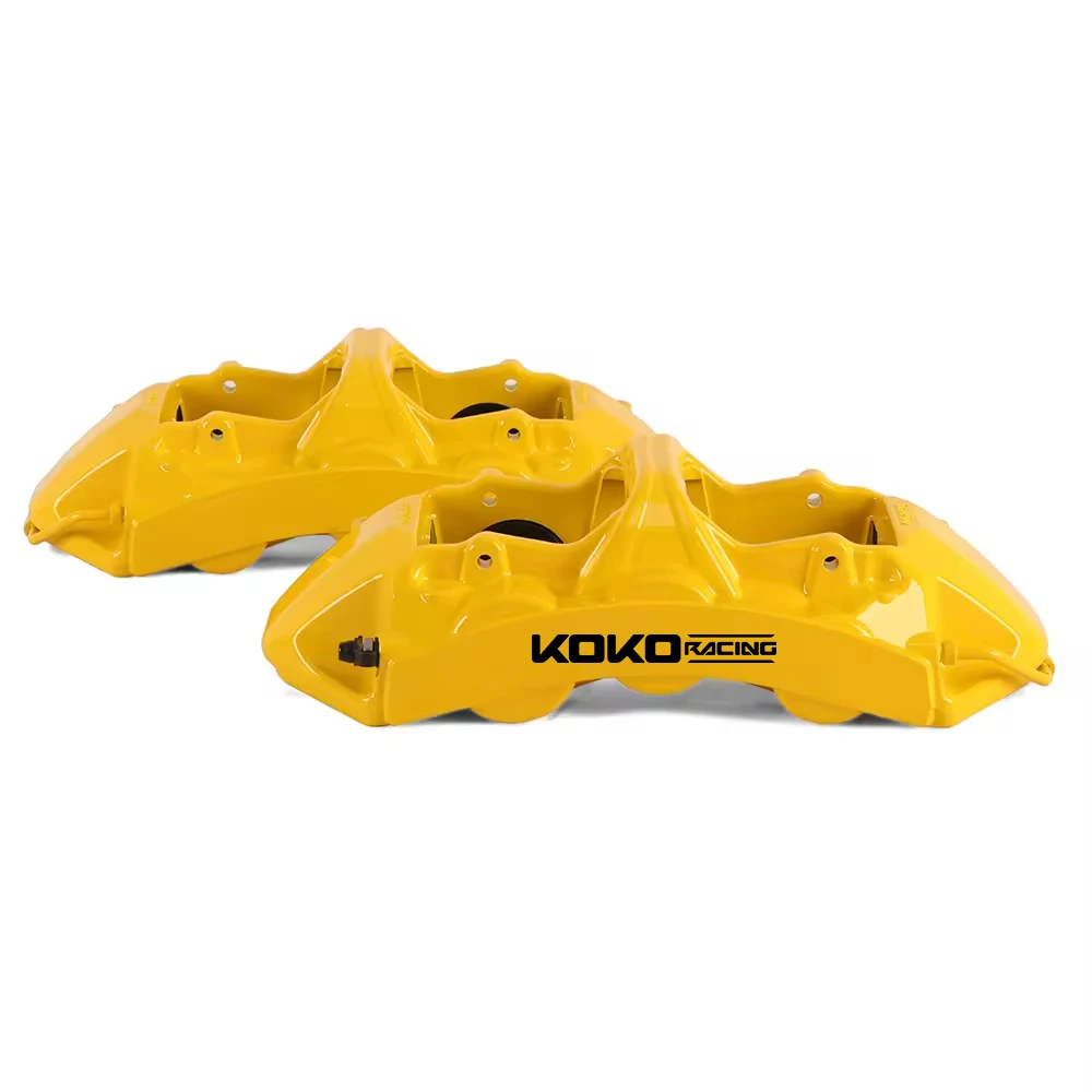 

6-piston Big Brake Caliper for 18-21 inch wheels of BMW, Mercedes-Benz, Audi, Toyota, Subaru, Dodge, VW, and Ford