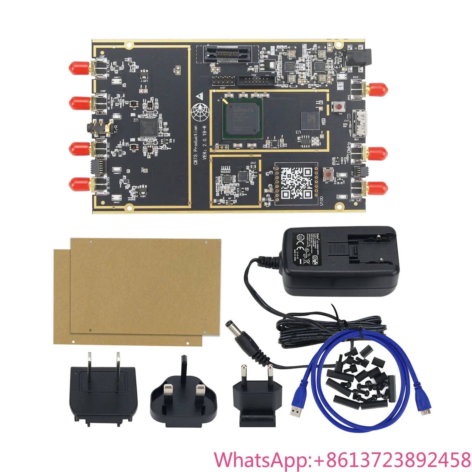 

USRP B210 70MHz-6GHz USB3.0 Software Defined Radio AD9361SDR Development Board with ETTUS Compatible with USRP UHD B2XX Driver