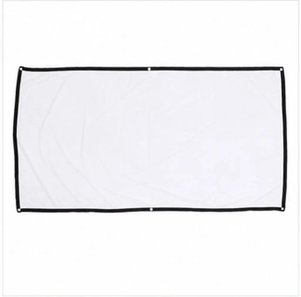 Foldable Portable Projector Screen Polyester Material Large Size Smooth Texture Easy Install Reusable for Outdoor Indoor Cinema