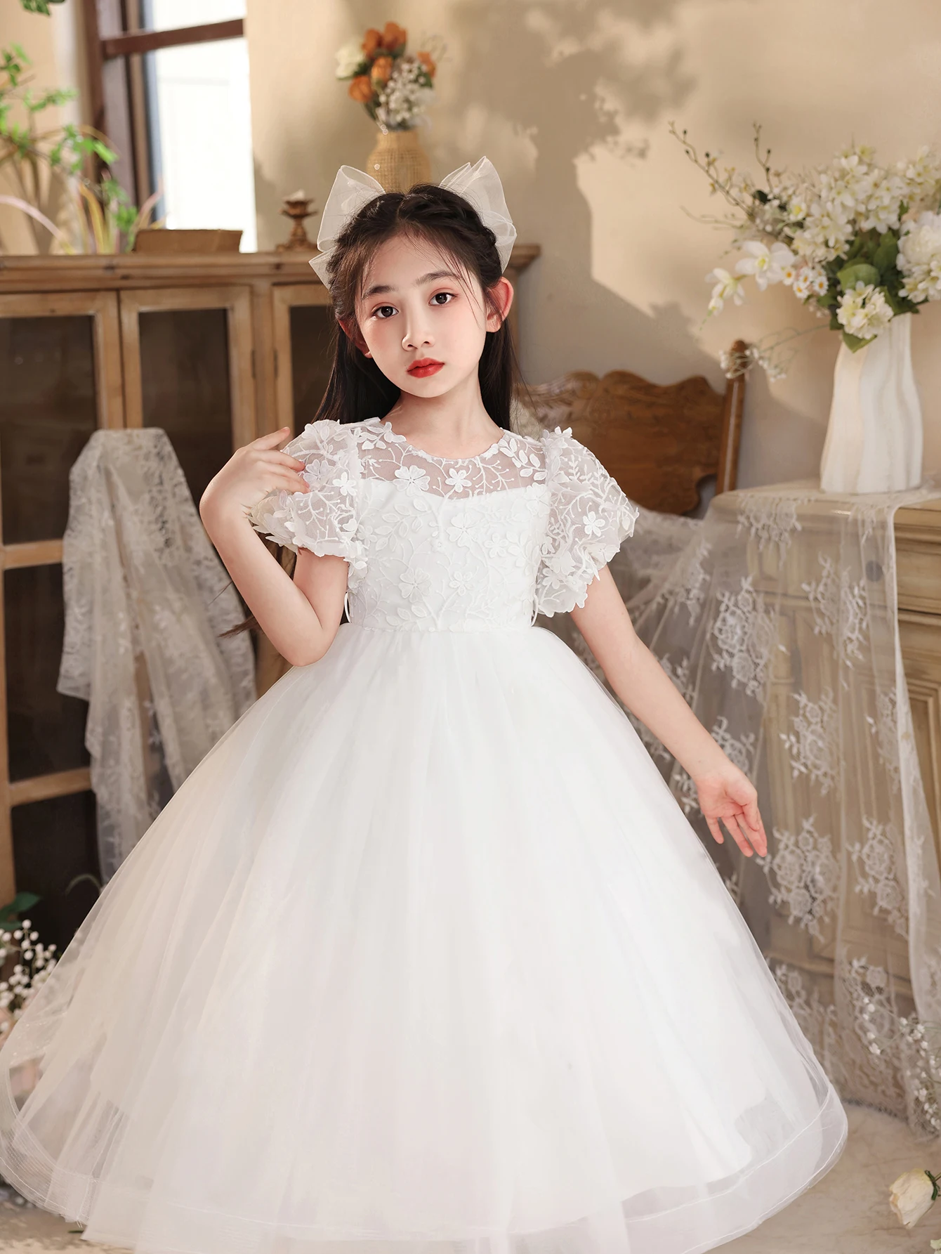 Wholesale Girls Ball Gown Elegant Party Tween Girl Garments Dress