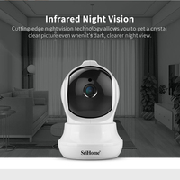 SriHom SH020 Wifi 3MP 1296P Wireless PTZ IP Dome Camera AI Auto Tracking Human Detection AP Hotspot Alarm Video Surveillance Cam