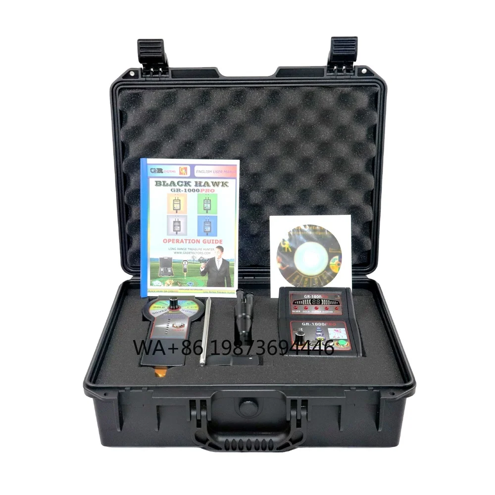

GR-1000PRO Gold Silver Copper Diamond Detector Metal Detector with Radar Scanning Treasure Finder