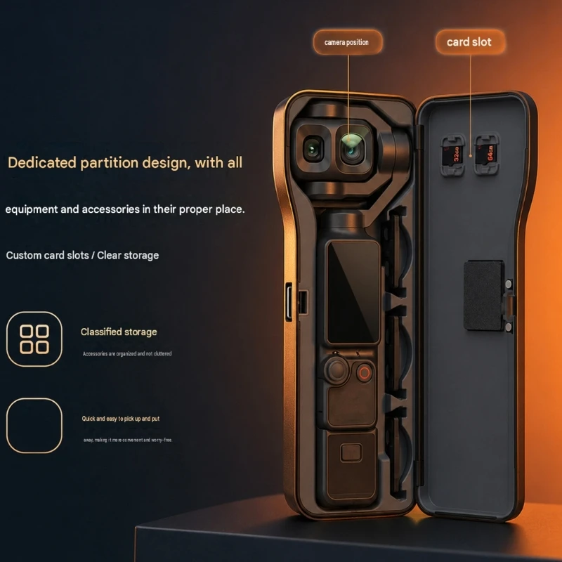 96BA Schutzhülle für die Pocket 4P Handheld Gimbals-Kamera, Schutzhülle für unterwegs – Detail 1