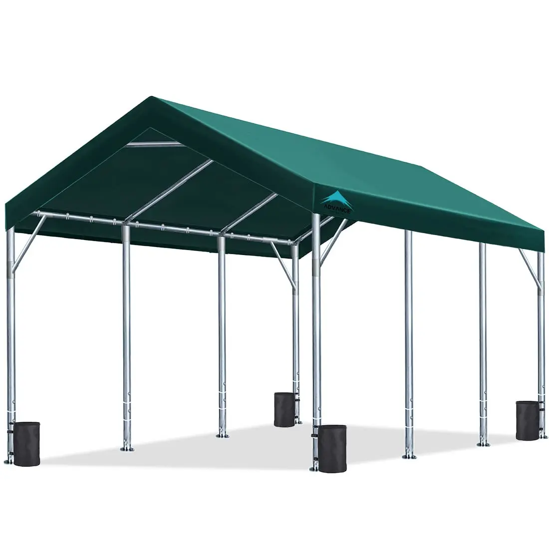 12x20 ft Heavy Duty Carport Portable Car Canopy Garage Party Tent Boat Shelter Adjustable Height 9.5-11 ft Green, Customized