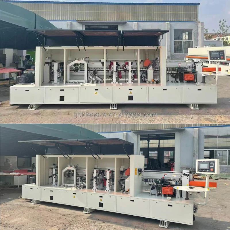 Banding Machine High-Accuracy Automatic Trimming Edge Bender Wood Bending Manufacturing Plant 661R 45 Degree Bevel Straight