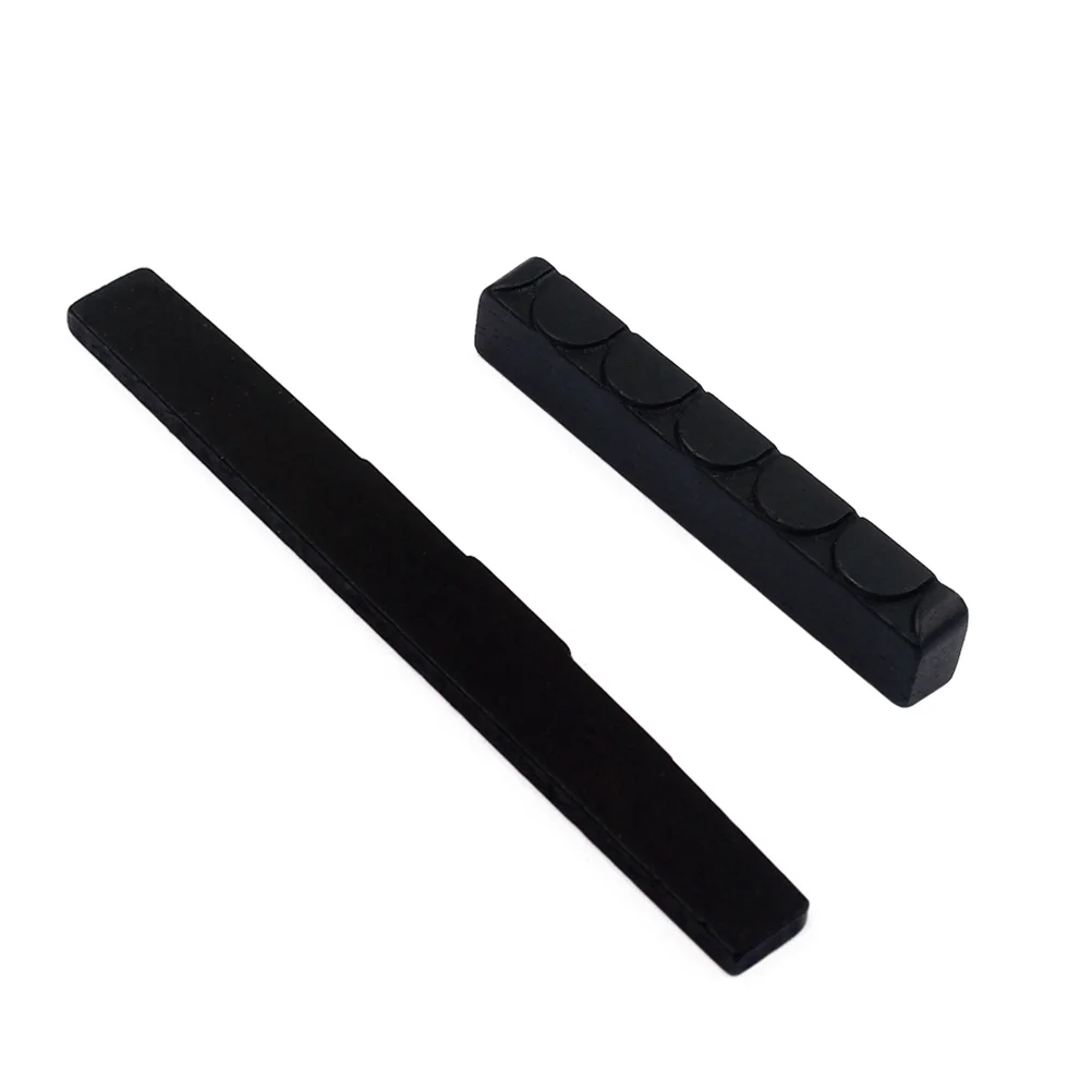 Musical Instruments Accessories Of Classical Guitar Bridge Nut Saddle Made Of Ebony For Acoustic Guitar Musical Instruments