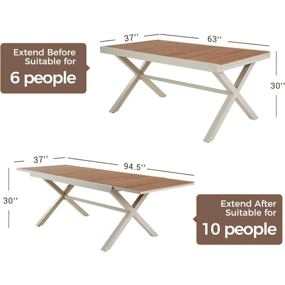 Expandable Sétaudvar dining Plató, Újabb növekedés Messzemenő 94.5