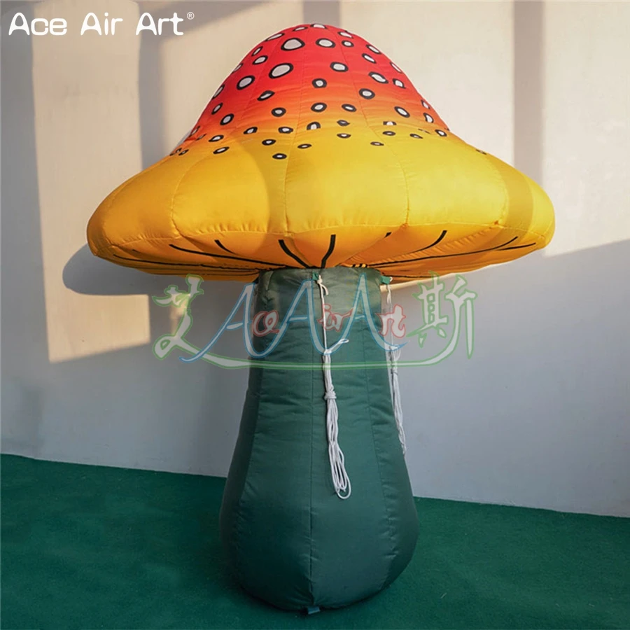 

2.5m/3mH Inflatable Mushroom Balloon,Blown Up Mushroom Replica Toy With 16 Changing Colors For Yard Lawn Decoration China Supply