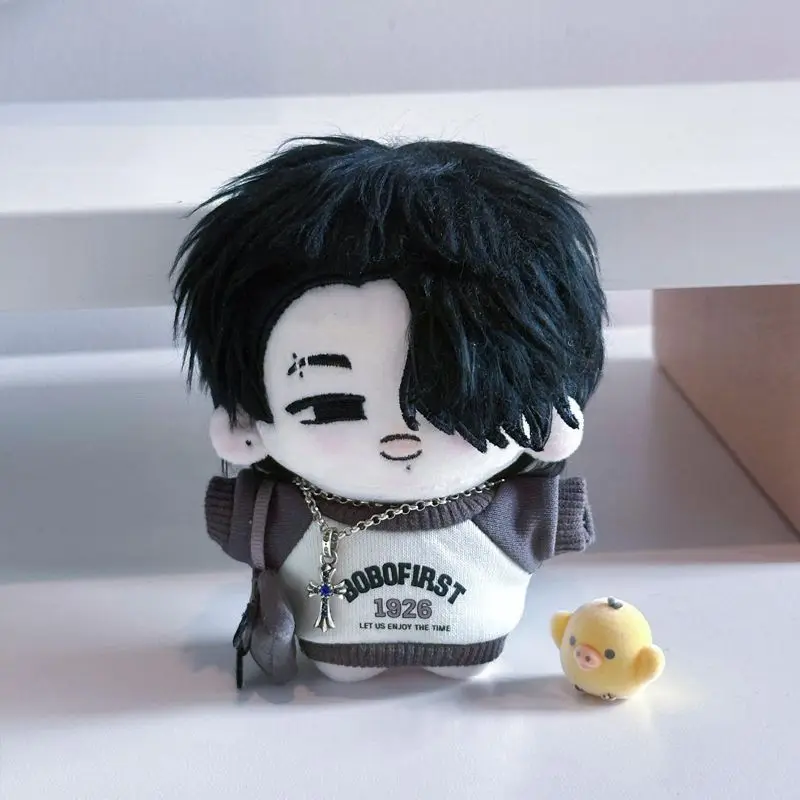 محشوة 10 سنتيمتر الصبي وسيم نيشيمورا ريكي القطن دمية فستان ألعاب من نسيج مخملي لحقيبة الظهر قلادة المفاتيح أو اجتماع هدية #4