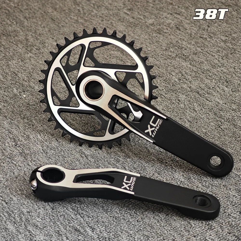 GOLDIX Mountain Bike Crank Chain Wheel Set, Fixed with 3 Screws