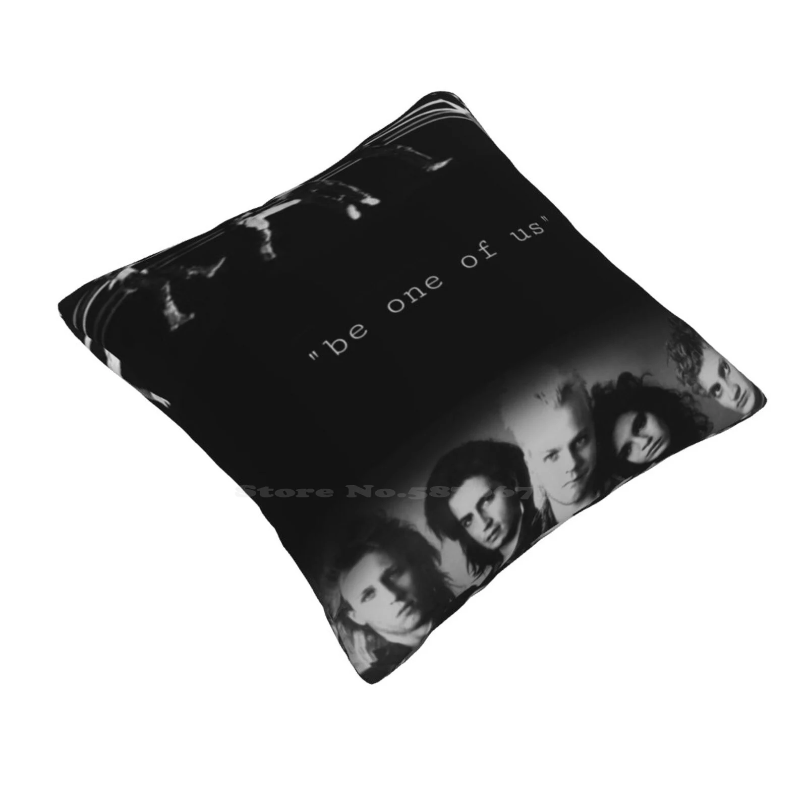 Be One Of Us Soft Comfortable Pillowcase The David Kiefer Sutherland 80S Movie Quote Horror Vampires Aesthetic Black And White