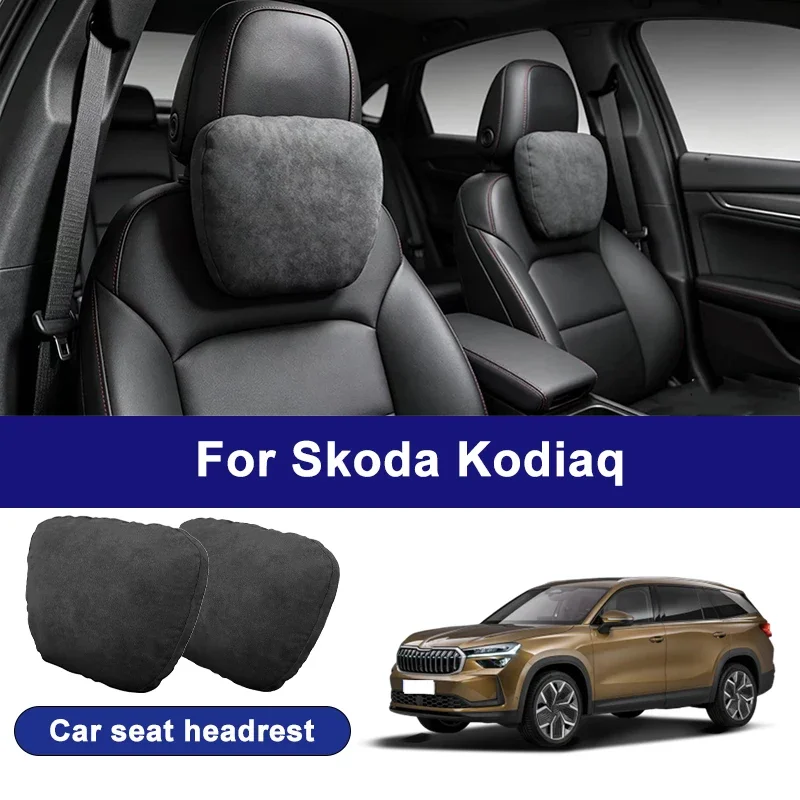 

For Skoda Kodiaq car headrests, soft universal adjustable car seat pillows, car neck pillow cushions, Car accessories