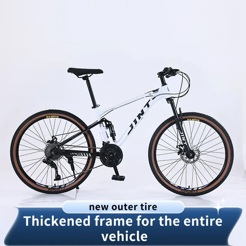 

Горный велосипед Speed descent с двойной амортизацией и двойными дисковыми тормозами, велосипед для взрослых с мягким хвостом и регулируемой скоростью