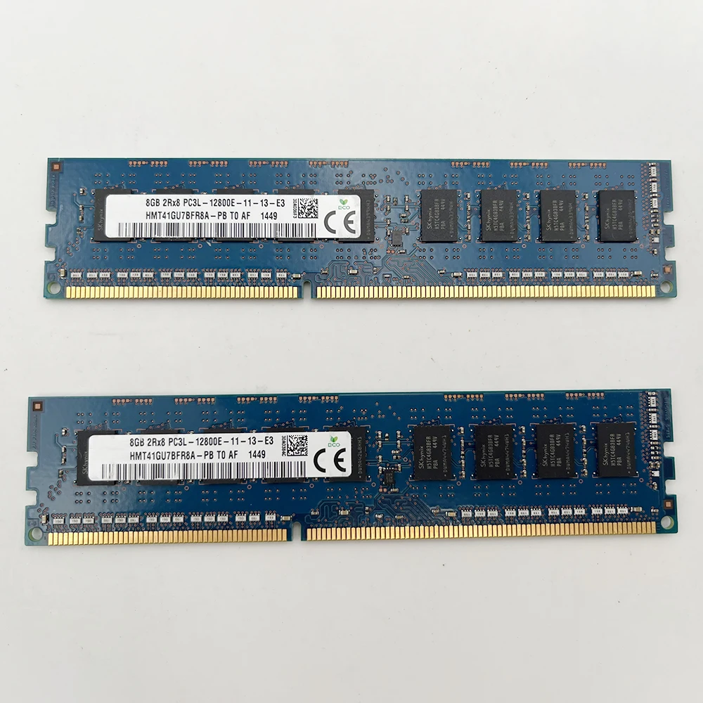 8GB 2RX8 PC3L-12800E-11-13-E3 HMT41GU7BFR8A-PB HMT41GU7AFR8A-PB 1600 RAM For SK Hynix Memory