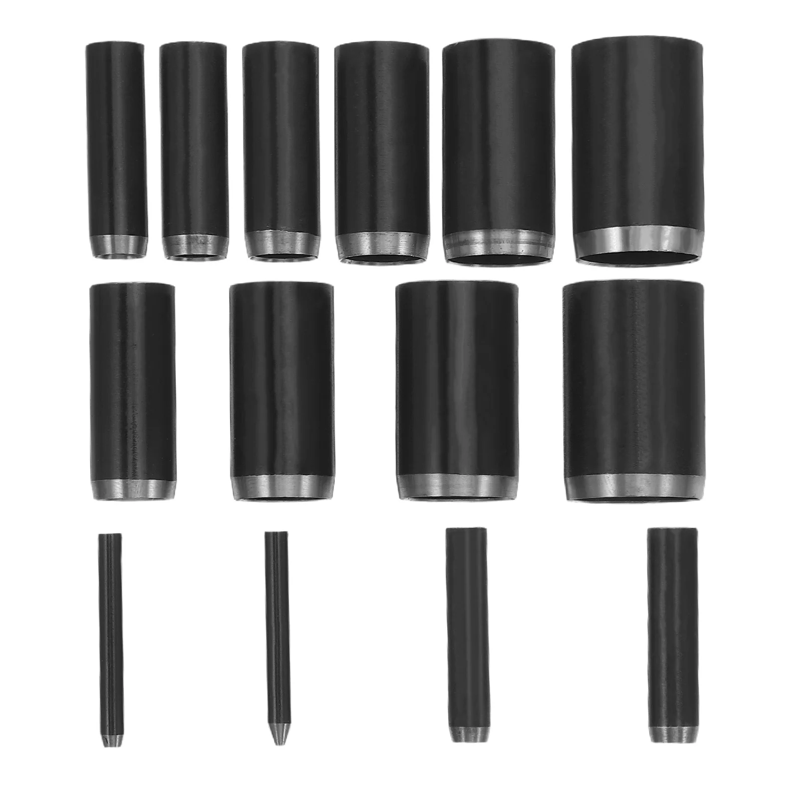 

15Pcs Multi Size Hollow Punch Tool Set 1-15Mm Round Punch Die for Craft Smooth Edge Hole Punching in Shoes Belts
