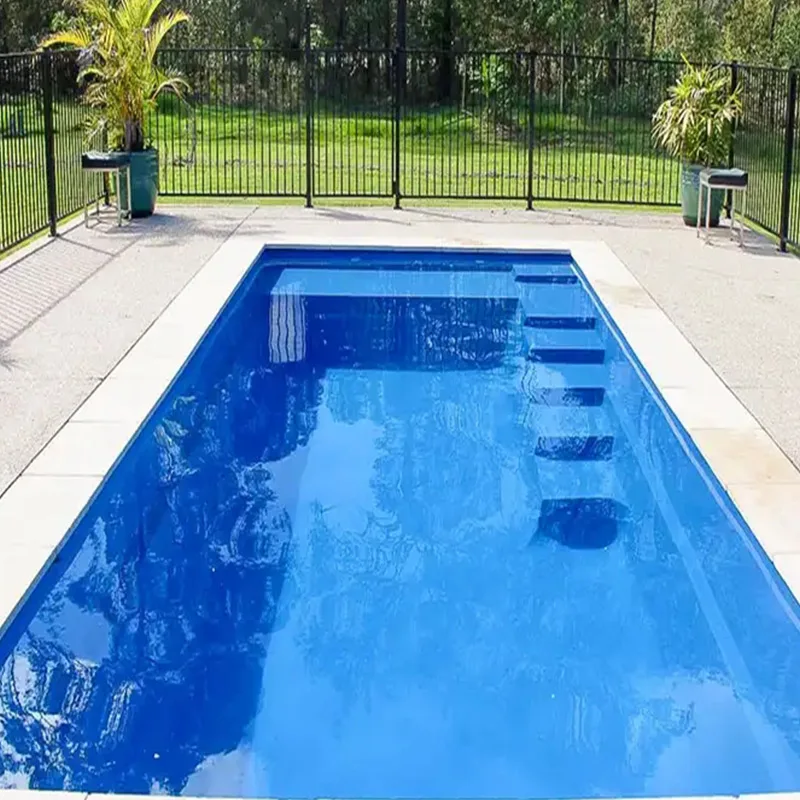 Customized Swim Spa Plunge Pool Kids Inground House Prefabricated Fiberglass Swimming Pools