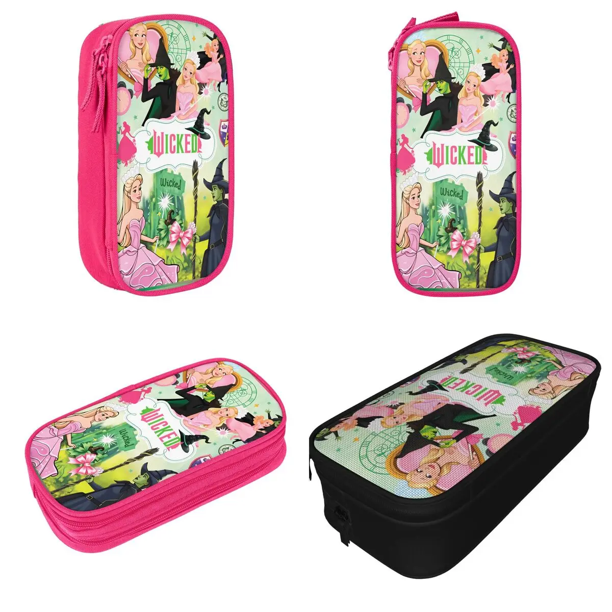 شريري لحقائب أقلام رصاص جيدة الكلاسيكية الساحرة معالج الخيال حامل قلم حقيبة فتاة صبي تخزين كبير الطلاب مدرسة هدية pencelcases #2