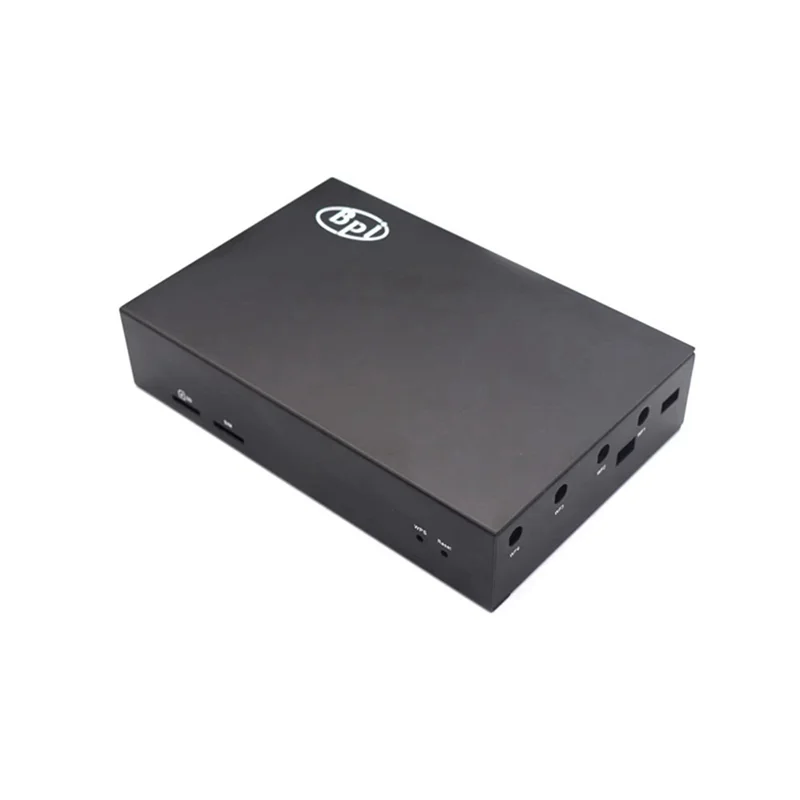 

C9-1 PCS Multifunction Development Board Protective Case Motherboard Metal Case Black Metal For Banana Pi Banana Pi R3 BPI-R3