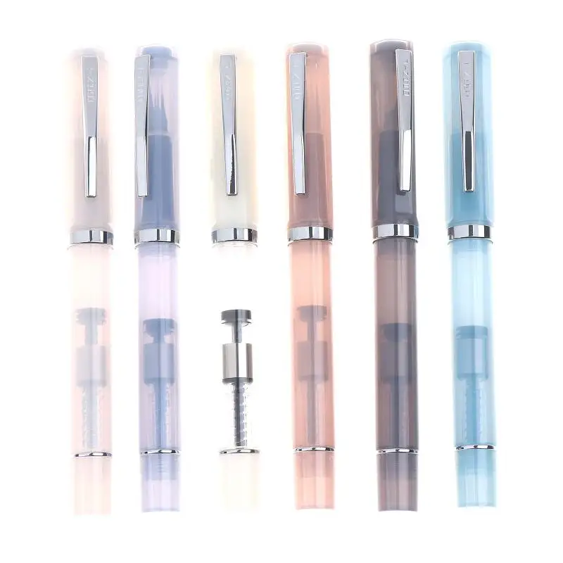 

Перьевая ручка F EF Nib для письма и каллиграфии, 58D, 6 цветов, школьные и офисные принадлежности, канцелярия (аналог MAJOHN HONGDIAN)