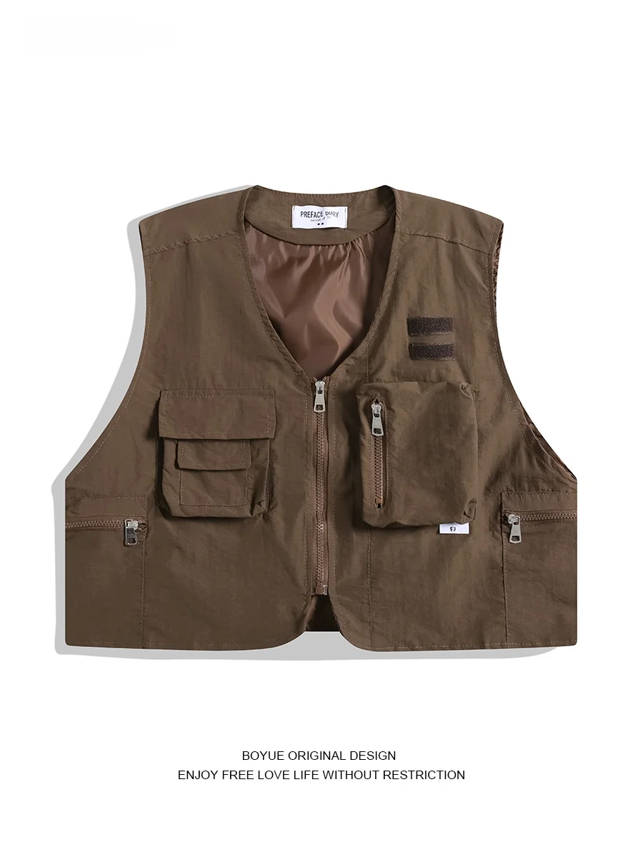 

BOYUE Mountain Series Outdoor Cam Тактический жилет ort Jaet Мужской многоэтажный функциональный жилет для спецодежды Летний повседневный жилет