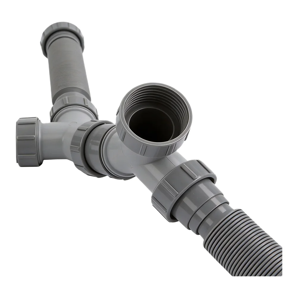 Comprehensive Drainage Kit Adjustable P Trap Drainage Maintenance Extendable From 20 To 80 Cm For Bathroom Sink 20 To 80 Cm