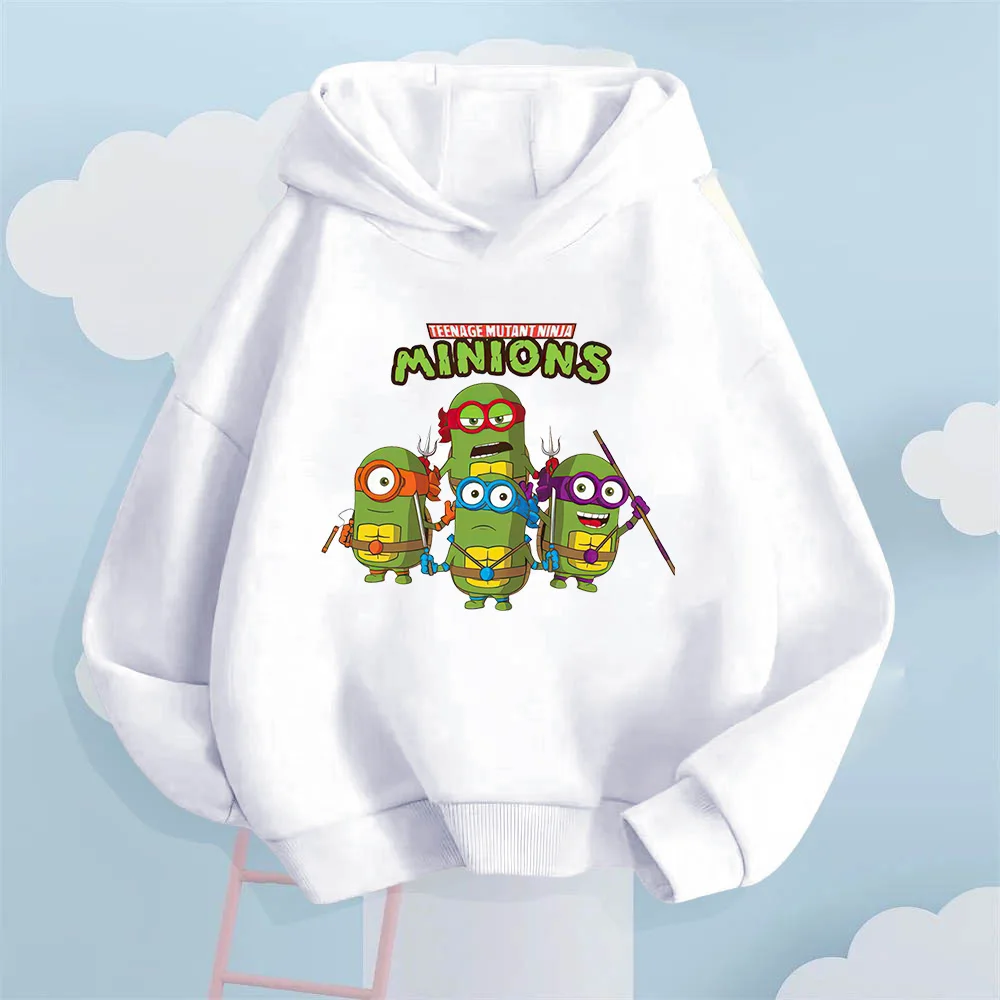 التوابع تأثيري المراهقين متحولة النينجا السلاحف المطبوعة هوديي للأطفال، دع الأطفال ارتداء شعور الموضة لعوب مليئة بالإبداع