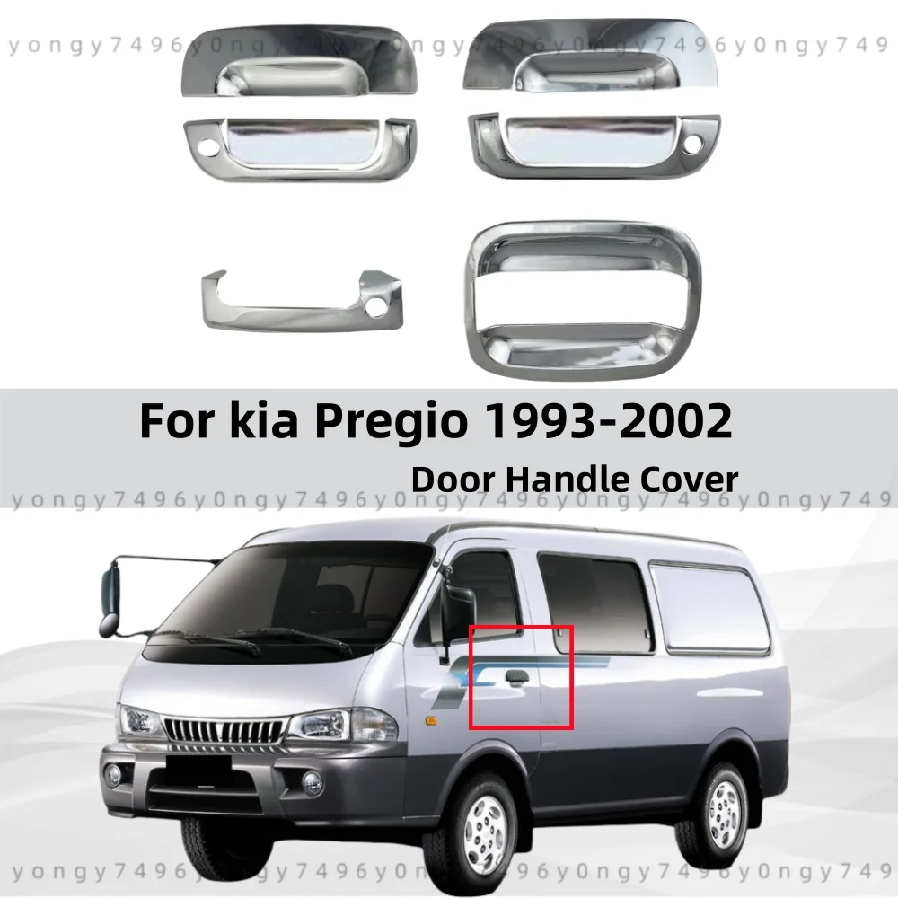 

For kia Pregio 1993 1994 1995 1996 1997 1998-2002 Chrome Decoration Door Handle Bowl Covers Paste Style Car Stickers Accessories