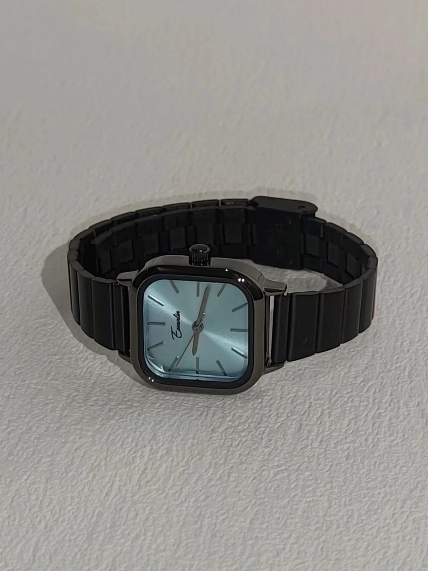 Women's watch luxury high quality light luxury high value simple square steel band women's watch 2025 new female gift