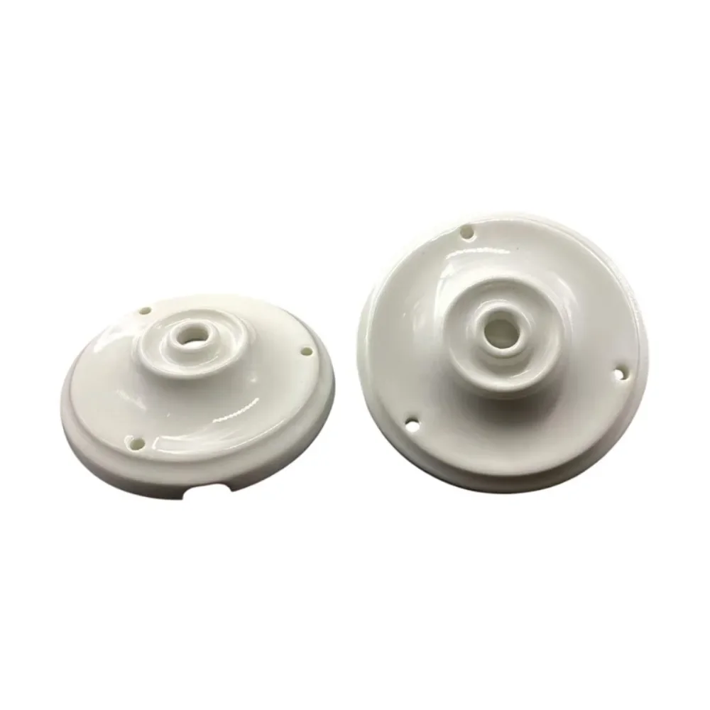 JOYINLED Porcelain Lamp Holder E27 Ceramic Wall Lamps Socket Base for Ceiling Lamp Fittings Lasting Black/White
