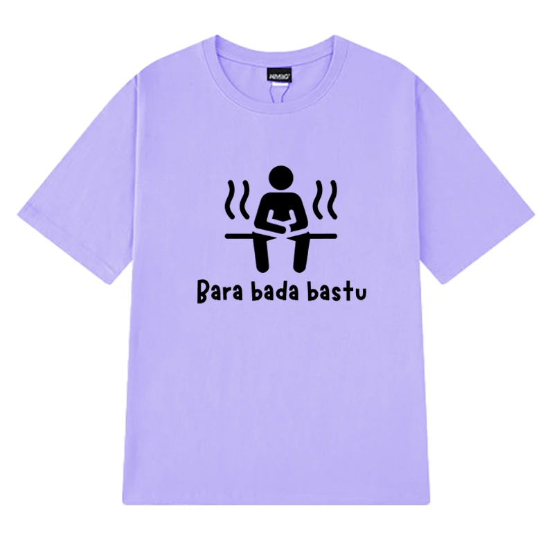 تي شيرت يوروفيجن 2025 KAJ Song Bara Bada Bastu مطبوع تي شيرت رجالي ونسائي مضحك بأكمام قصيرة تي شيرت للجنسين صيفي قطن 100% #4
