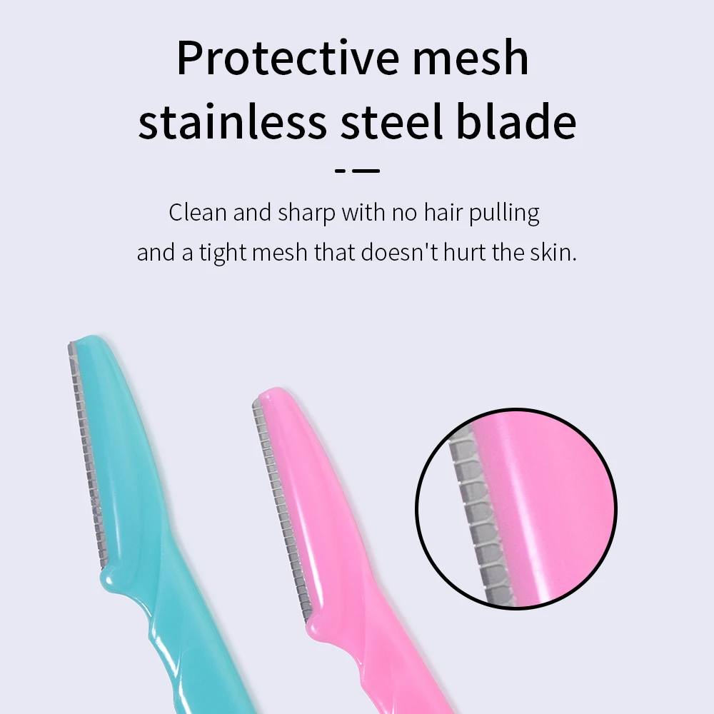 Glamlash 1/5/10/15 Stuks Wenkbrauw Trimmer Gezicht Mes Scheerapparaat Draagbare Wenkbrauw Epilatie Haarverwijdering Veiligheid Snijden Make-Up Tool