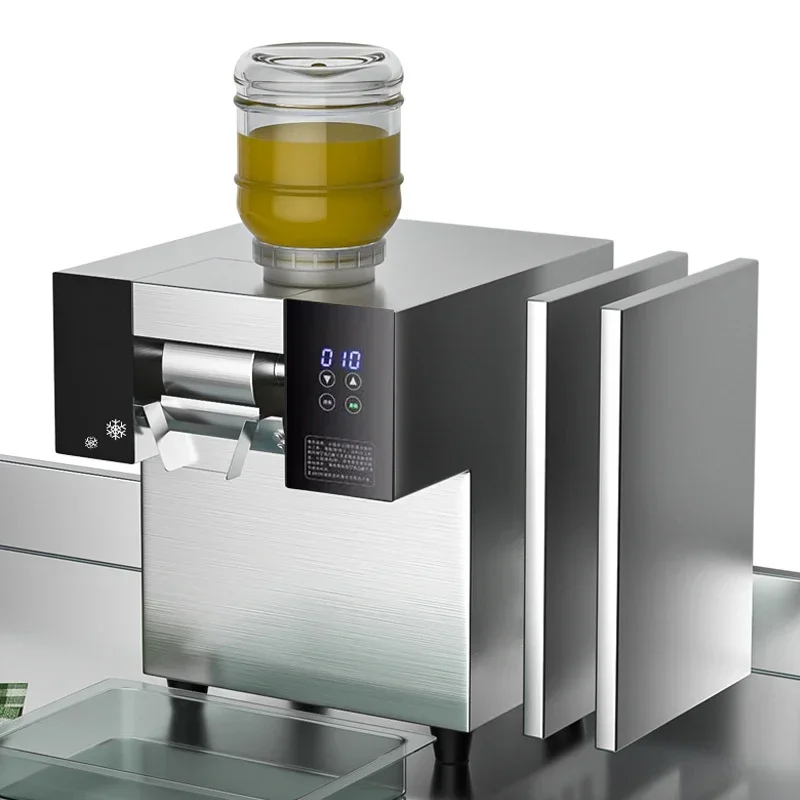 Capacità di riduzione del prezzo massiccio Macchina per il ghiaccio da neve coreana con scaglie Macchina per il ghiaccio da neve Bingsu automatica con raffreddamento ad aria per uso commerciale