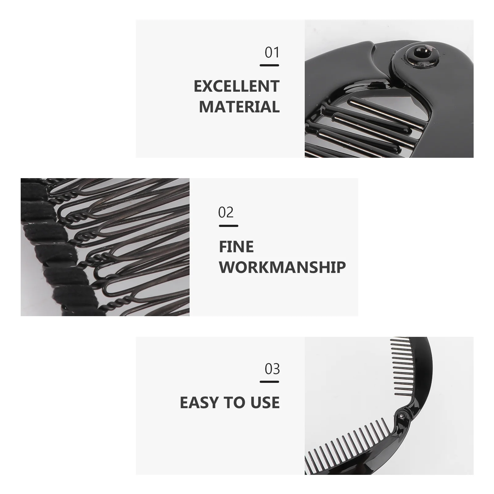 

9Pcs Banana Clips Vintage Hairpins Plastic Creative Hairstyling Tool Add Brilliance All Seasons Colors Banana Clips