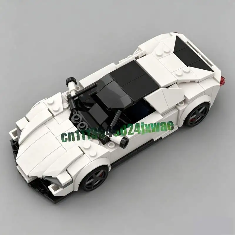 306Pcs High Performance Super Sports Car Moc Model Custom Puzzle Vehicle Diy Creative Assembly Building Blocks Toy Popular Gift