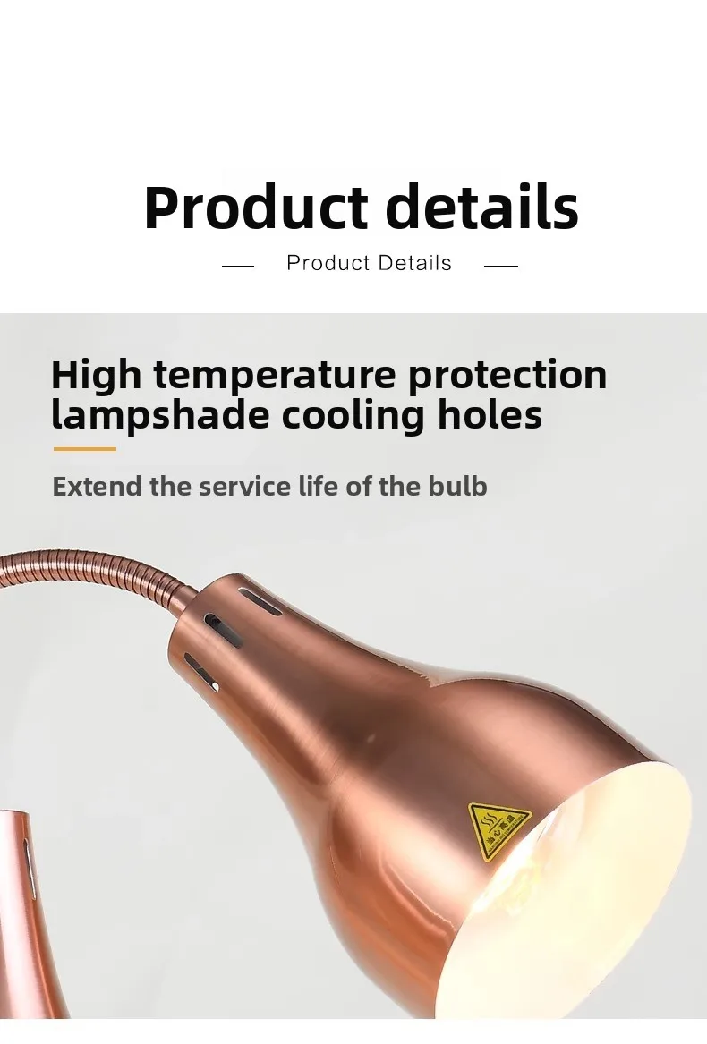 Buffet Food Warmer Insulation Light for Hotel Restaurant Catering BBQ Vegetable Heating Commercial