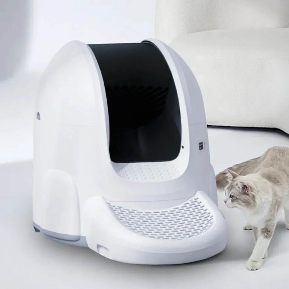 

Wifi Smart Cat Toilet Semi-Enclosed Cat . Box Pet Self-cleaning Intelligent Automatic Cat Toilet