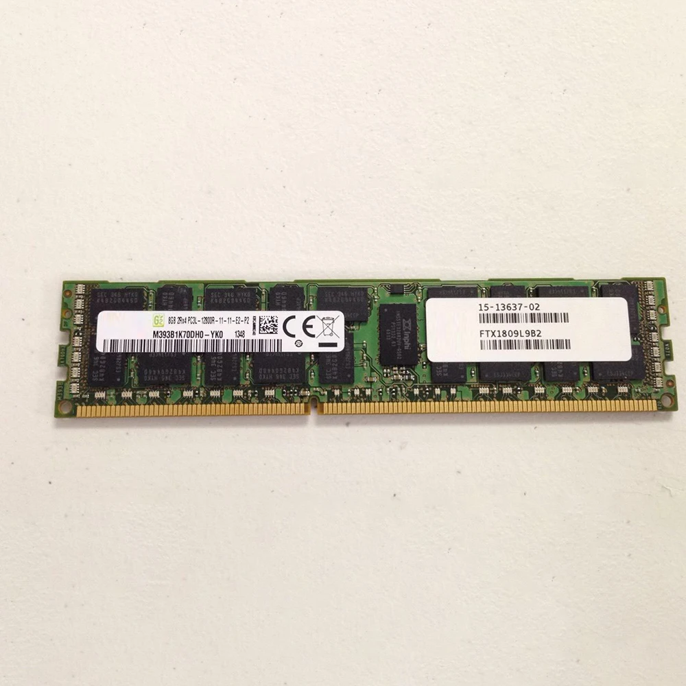 1PCS RAM UCS-MR-1X082RY-A 15-13637-02 8GB 8G PC3L-12800R DDR3 1600 ECC REG Server Memory Fast Ship High Quality Works Fine