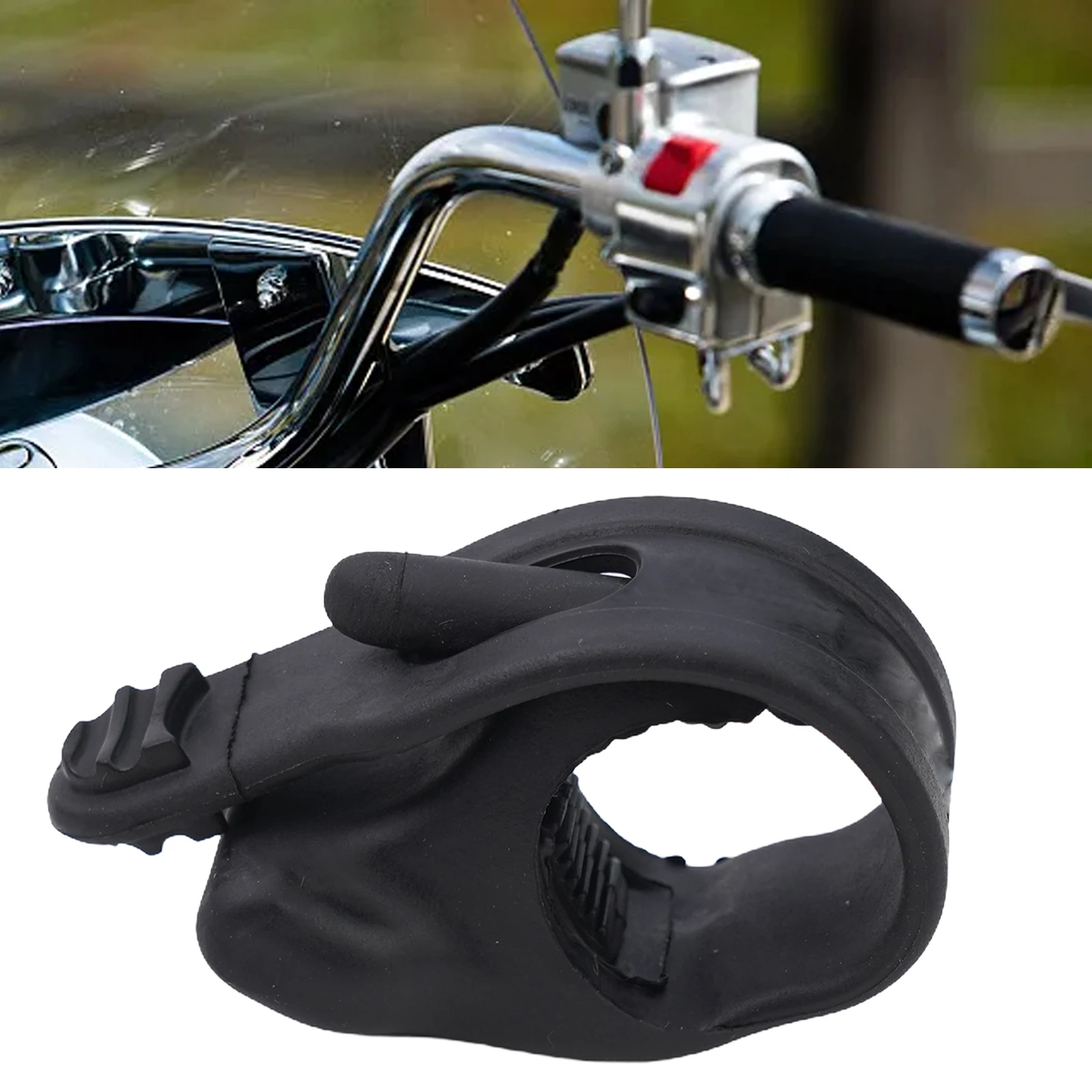 

Motorcycle Throttle Control Assist Hand Grip Designed for Long Rides with Palm Support Reduces Muscle Fatigue Fits Any Grip Size
