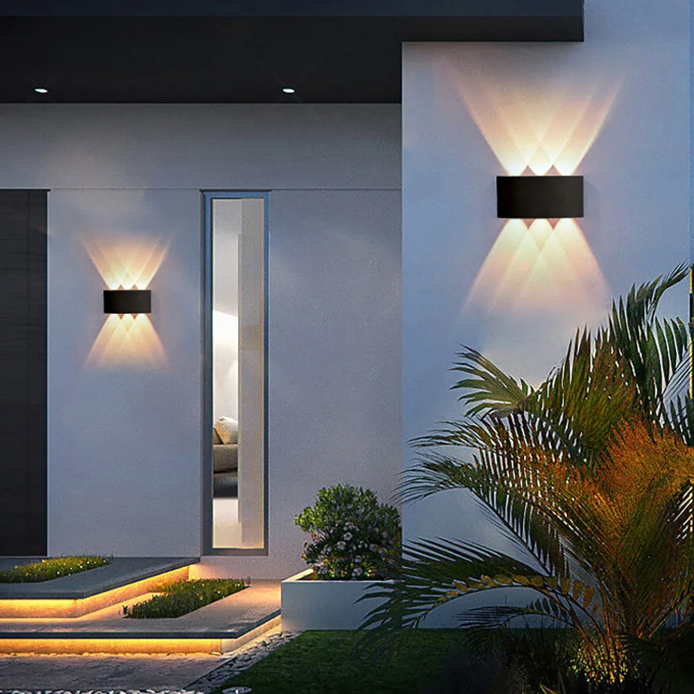 Tuya Smart LED Wall Lamp WIFI  Outdoor RGBCW Waterproof Garden Porch Light Atmosphere Decoration Light Work With Alexa Google