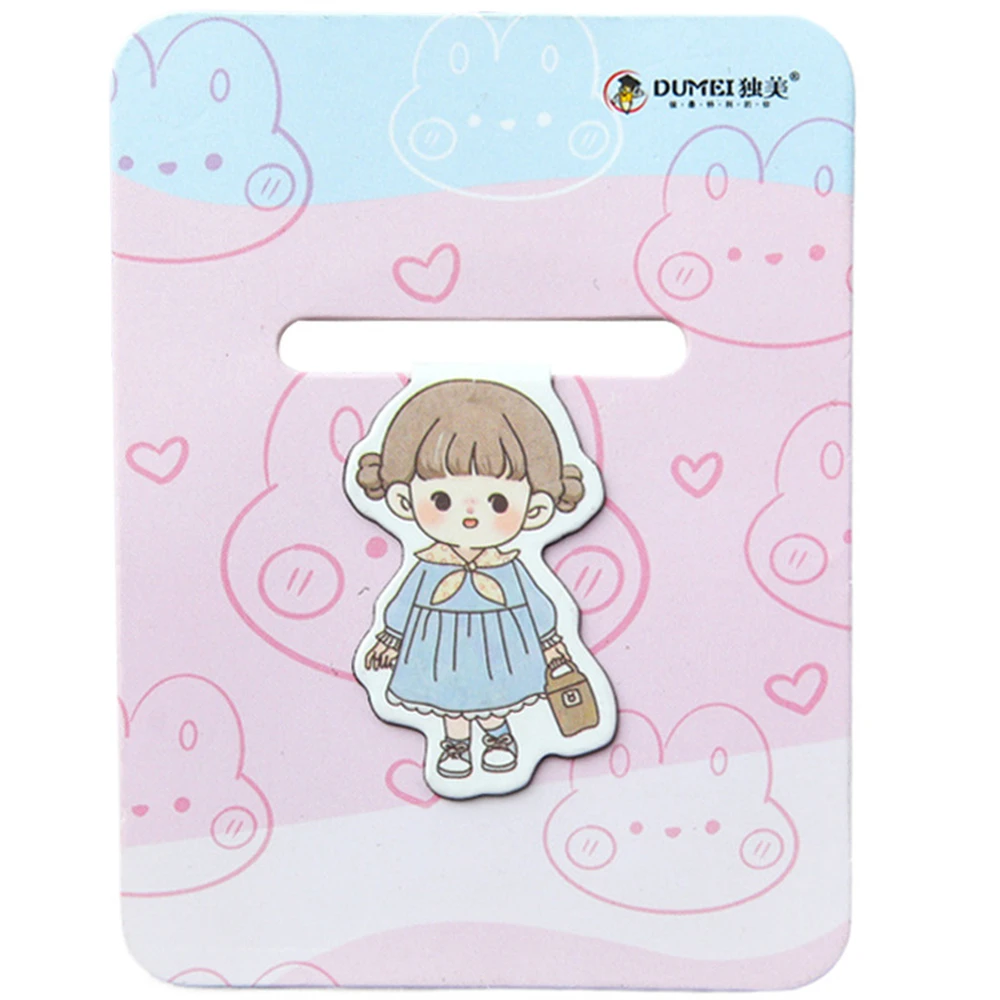 2/4/6PCS Magnetic Bookmark Durable Exquisite Workmanship Beautifully Book Accessories Creative Bookmarks Smooth And Flat