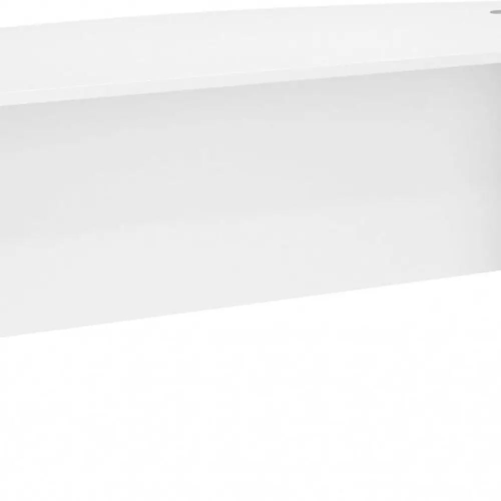 

White 72W x 36D Bow Front Desk, Studio C Style, BSHSCD172WH